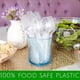 thumbnail image 2 of Disposable clear plastic cutlery Disposable cutlery weight 100 pieces (forks), 2 of 4