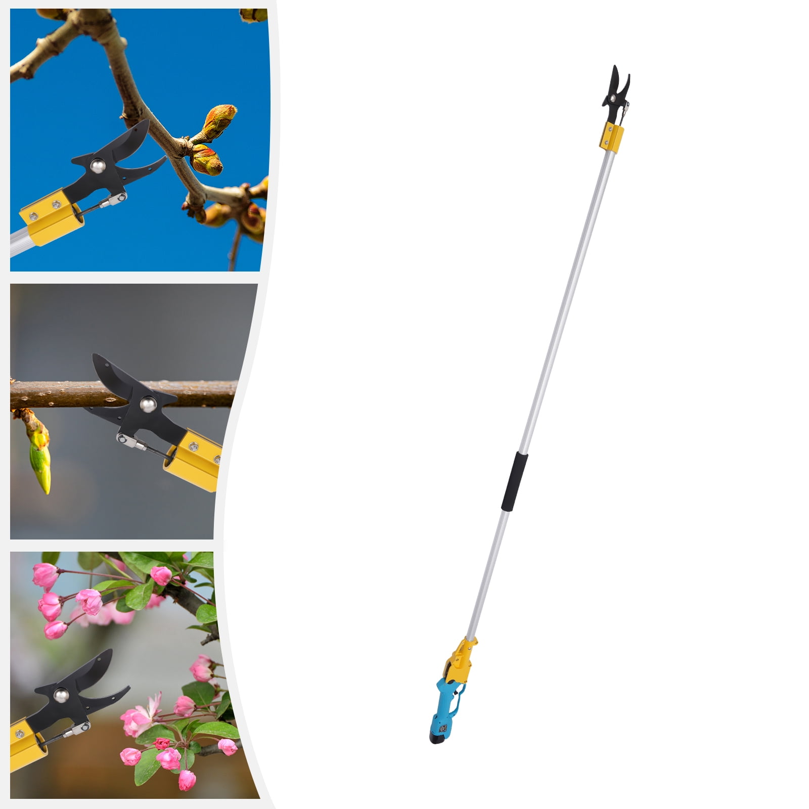 Miumaeov Cordless Electric Pruning Shears Set, Onestage Tree Trimmer