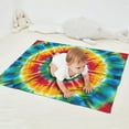 thumbnail image 2 of Rainbow Tie Dye Mandala Pattern Blanket,Comfortable Soft Lamb Wool Throw Blanket,All Season,Warm Lightweight Blankets for Sofa Bed Couch Living Room Chair,30"x40", 2 of 4