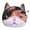 P, variant on 1Pack Cute 3D Cat Face Purse Creative Slim Kawaii Mini Wallet Lovely Animal Small Change Purse With Zipper For Men Women Girls Boys Gift