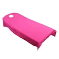 thumbnail image 4 of Abbracc Rosy Massage Bed Cover Table Plinth Treatment Couches Sheet With Face Hole Rose Red, 4 of 7