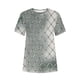 thumbnail image 4 of Moda mujer camiseta casual geometría impresa cuello redondo manga corta pulóver tops blusa Fridja bn5260, 4 of 5