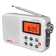 thumbnail image 2 of Radio Portátil AM/FM/SW con Pantalla Digital, Mini Radio Estéreo con Pantalla LCD, Conector para Auriculares, Funciona con Pilas o CC 5 V., 2 of 5