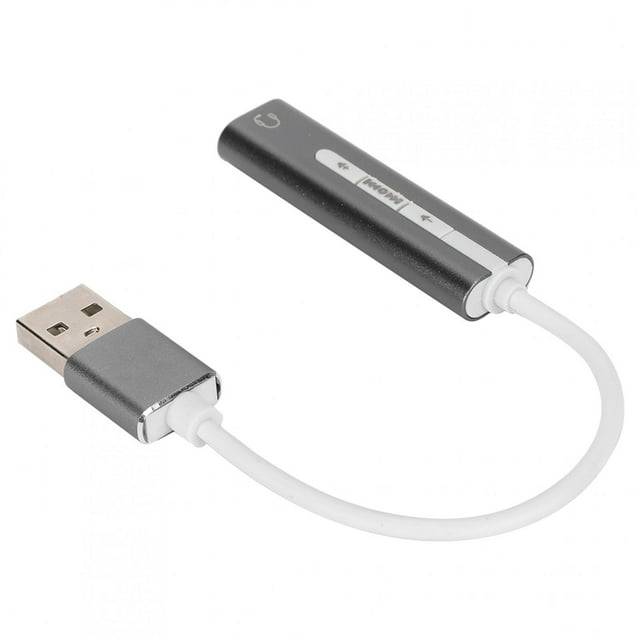 Filfeel Carte Son, Carte Audio Pratique pour Ordinateur Tous Systèmes Informatiques