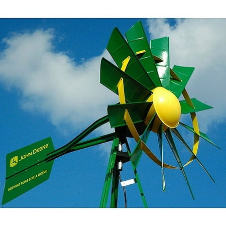 Outdoor Water Solutions 9' John Deere Brand Backyard Windmill