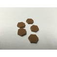 BSI SelfAdhesive Hexagon Foam Bumper Pads Brown 210