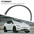 thumbnail image 4 of Flare For  Model Y, Rear Passenger Side  Flare Wheel Arch Molding, Car Side Wheel Molding Splash Guard For  Model Y 2020 To 2023, 4 of 8