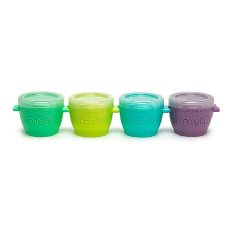UPC: 0790693110505 | melii Snap & Go Pods for Baby Food and Snack Storage 4 oz 4 pack