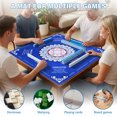 thumbnail image 6 of Threns Mahjong Mat with Rules, 31.5 Inch Square Mahjong Mats for Table, Quiet Noise Reduction Table Mat with Black Carrying Bag for Poker, Board Games, Tiles Game and Dominoes, 6 of 8