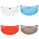 thumbnail image 1 of Visera Para Casco De Motocicleta Con 3 Broches, Visera UV, Visera Protectora, Té Transparente+Visera Para Casco De Motocicleta Con 3 Broches, Visera UV, Visera Protectora, Rojo Baoblaze none, 1 of 7