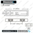 thumbnail image 6 of KOKOSIRI Towel Bar Matte Black Bath Towel Holder 24-Inch Kitchen Rack Stainless Steel for Bathroom Hardware Wall Mounted, 1 Pack B4008BK-L24, 6 of 6