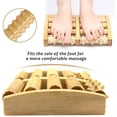thumbnail image 4 of Dual Foot Massager Roller - Plantar Fasciitis Relief, Foot - Trigger Point Therapy, Reflexology Tool, Stress Relaxation Gifts for Women, Men - Wooden, 4 of 6