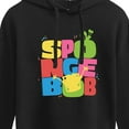 thumbnail image 3 of SpongeBob SquarePants - Spongebob Lettering - Juniors Cropped Pullover Hoodie, 3 of 6