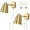 Gold, variant on Plug in Wall Sconce, Dimmable Wall Sconce Adjustable Wall Lights with Plug in Cord and Dimmer On/Off Rotary Switch, Wall Mounted Light for Bedside Bedroom Doorway(One Bulb Included)
