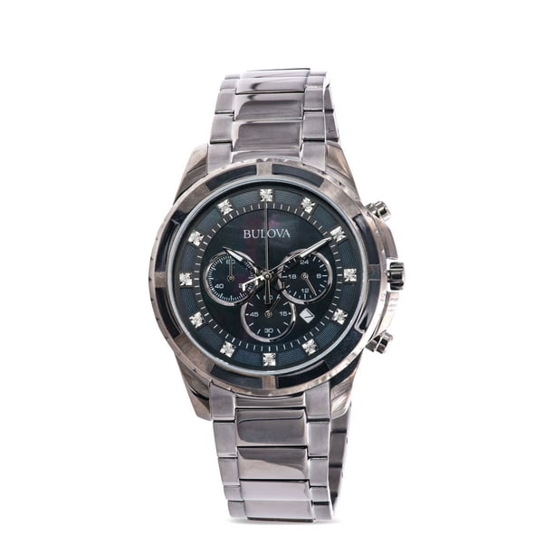 Bulova chronograph stainless steel bracelet watch sale