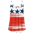 thumbnail image 3 of Womens American Flag Tank Tops Sleeveless Spaghetti Straps Flowy Shirts Casual Summer 4th of July Retro Blouses, 3 of 4