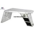 thumbnail image 1 of Nauticalmart Aluminum Aviator Wing Desk Beautiful Handmade Living Room Furniture, 1 of 2