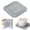 1 Pack Grey square, variant on Magnetic Silicone Trivet & Pot Holder, Kitchen Heat Resistant Mat Non-Slip Hot Pads & Potholders for Oven Table,Jar Opener, Spoon , Food Grade & BPA Free
