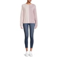 thumbnail image 3 of lemon & bloom by Grey State Women's Dreamers Colorblock Sweatshirt, 3 of 6