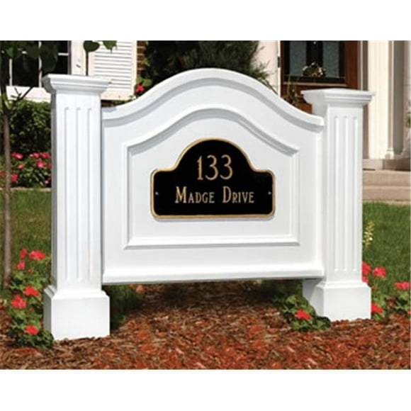MAYNE 5820W Nantucket Address Sign- White