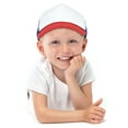 thumbnail image 6 of DALIX Youth Mesh Trucker Cap - Adjustable Hat in Red/White/Blue Front Foam, 6 of 7