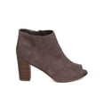 thumbnail image 2 of New Women Breckelles Amber-31 Faux Suede Peep Toe Chunky Heel Bootie, 2 of 5