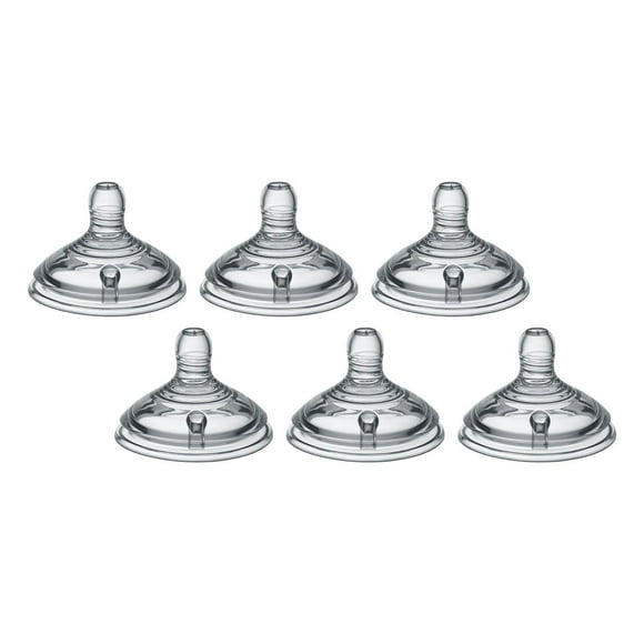 Tetinas de Biberón Tommee Tippee Natural Start Rápido Flujo Parecido al Pecho Anticólico 6+ Meses Si
