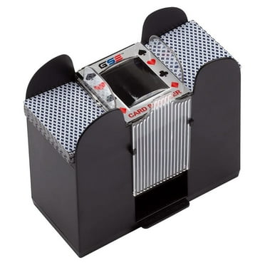 Professional 2-Deck Automatic Card Shuffler, Dual Power (Battery/AC ...