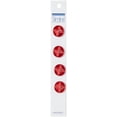 thumbnail image 1 of Slimline Buttons Series 1-Red 2-Hole 5/8" 4/Pkg, 1 of 3