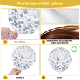 thumbnail image 3 of Confetti Balloons, 40pcs Balloons for Birthday Wedding Engagement Bachelor Bridal Shower Party Decorations-Style:Style 4;, 3 of 5