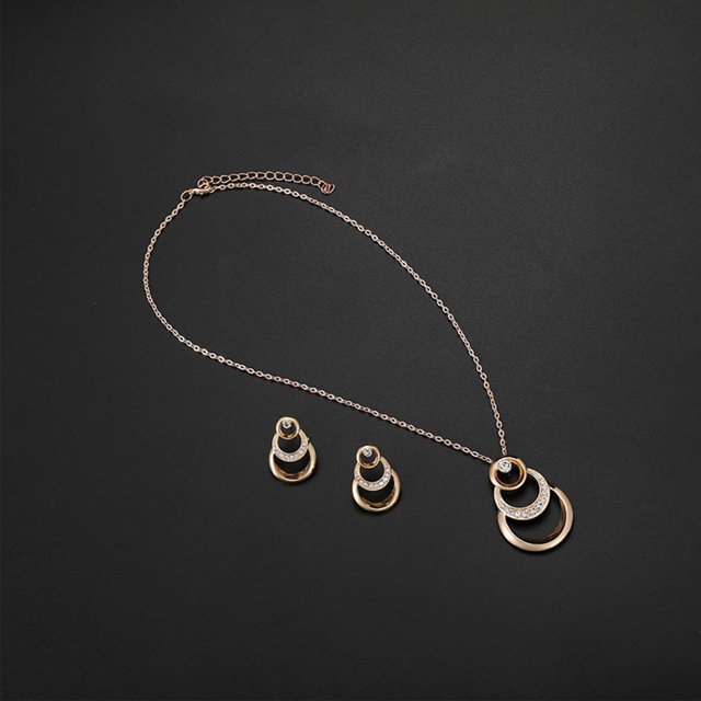 Pendant Necklace, High Hardness Women Alloy Jewelry Encrusted Design For Wedding Party ANGGREK Otros