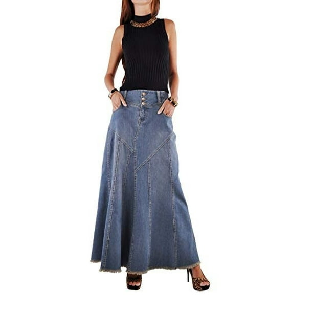 walmart long maxi skirts