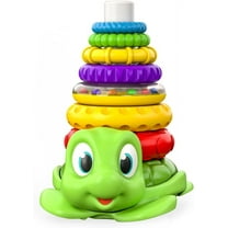 Move2Play, Turtle Stacking Toy, Includes 7 Unique Rings, Montessori Development, Baby Toy, Gift for 1 Year Old Boys & Girls, Ages 0-6 , 9, 10, 12, 18  Months