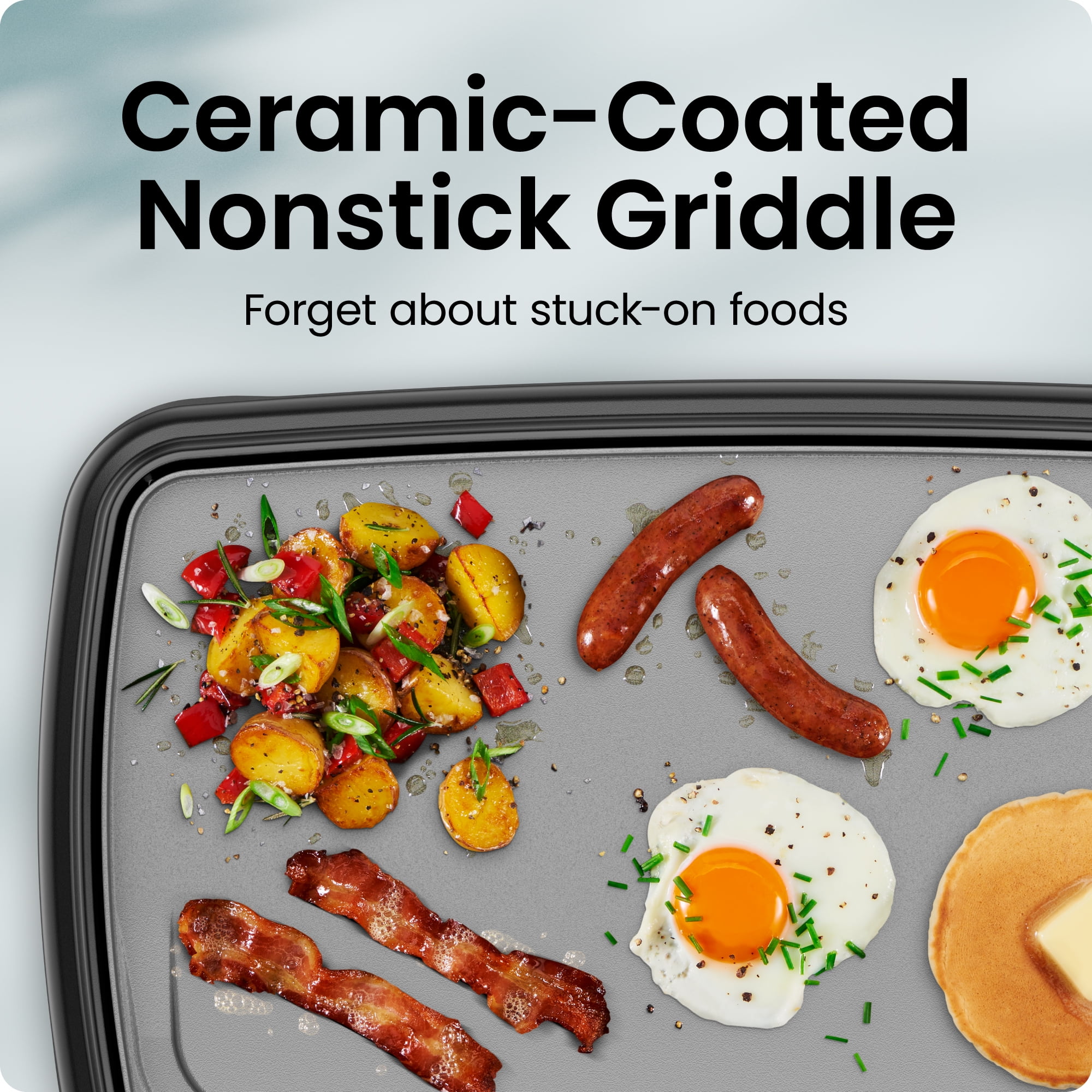 Chefman All-Purpose 10" x 20" Nonstick Extra-Large Griddle, Grey
