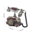thumbnail image 2 of Miumaeov Vintage Retro Landline Phone Rotary Dial Telephone Handset Landline Phone Corded Phone, 2 of 12