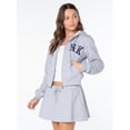 thumbnail image 3 of Celebrity Pink Women's Signature Zip Up Fleece Hoodie Sweatshirt, Sizes XS-XXXL, 3 of 8