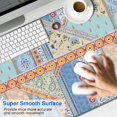 thumbnail image 2 of Long Mouse Pads for Desk,Multicolor Ethnic Striped Pattern Desk Mats on Top Of Desks, Desk Mouse Pad Extra Large with 3mm Non-Slip Base and Stitched Edge for Gaming,Office,Work,Home 47.3"x23.6", 2 of 6