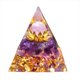 thumbnail image 2 of de cristal, amatista , , protección contra negatividad, meditación, Yoga, roca de cristal Natural, decoración para hogar, or Púrpura de hoja pequeña Yotijar Pirámide de cristal, 2 of 9
