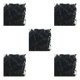 thumbnail image 3 of Wosthever Easter Festival Papel triturado Relleno Perfecto DIY Confeti Decoración de la boda Suministros de embalaje para la escuela Aula negro 5piezas, 3 of 6