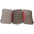 thumbnail image 1 of Caja de conservación de anzuelos de aparejos de pesca de polipropileno con hebilla, accesorio de pesca, color negro, 1 of 10