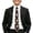 Brick Red, variant on Men's Custom Photo Print Tie with Heart Design – Personalized DIY Necktie for Anniversary, Wedding & Father's Day – Unique Gift for Him with Photo Face (One Size)
