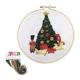 thumbnail image 1 of Kit de bordado navideño para practicar puntadas. Kits de puntadas en cruz. Kit de bordado navideño DIY para principiantes adultos., 1 of 4