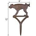 thumbnail image 2 of Esschert Design Dog Sign No Peeing Cast Iron Brown, 2 of 3