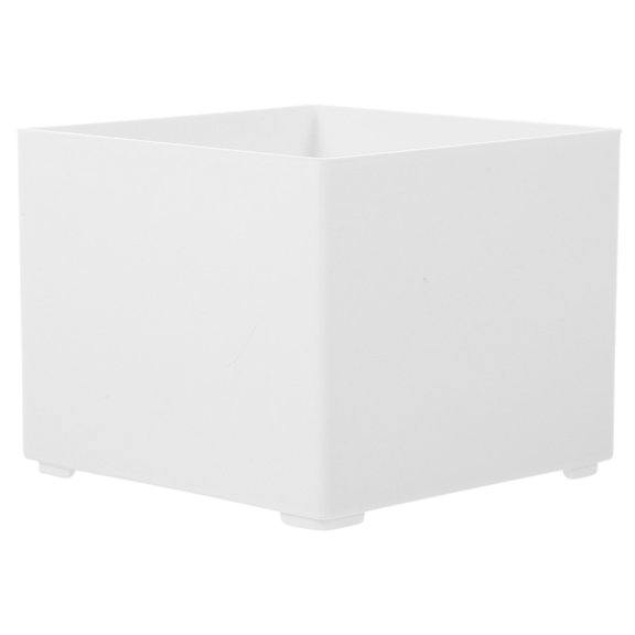 Masteelf Acrylic Tea Bag Organizer for Home White Storage Box with Cover 4.5 x 3.2 x 5.3 Inches