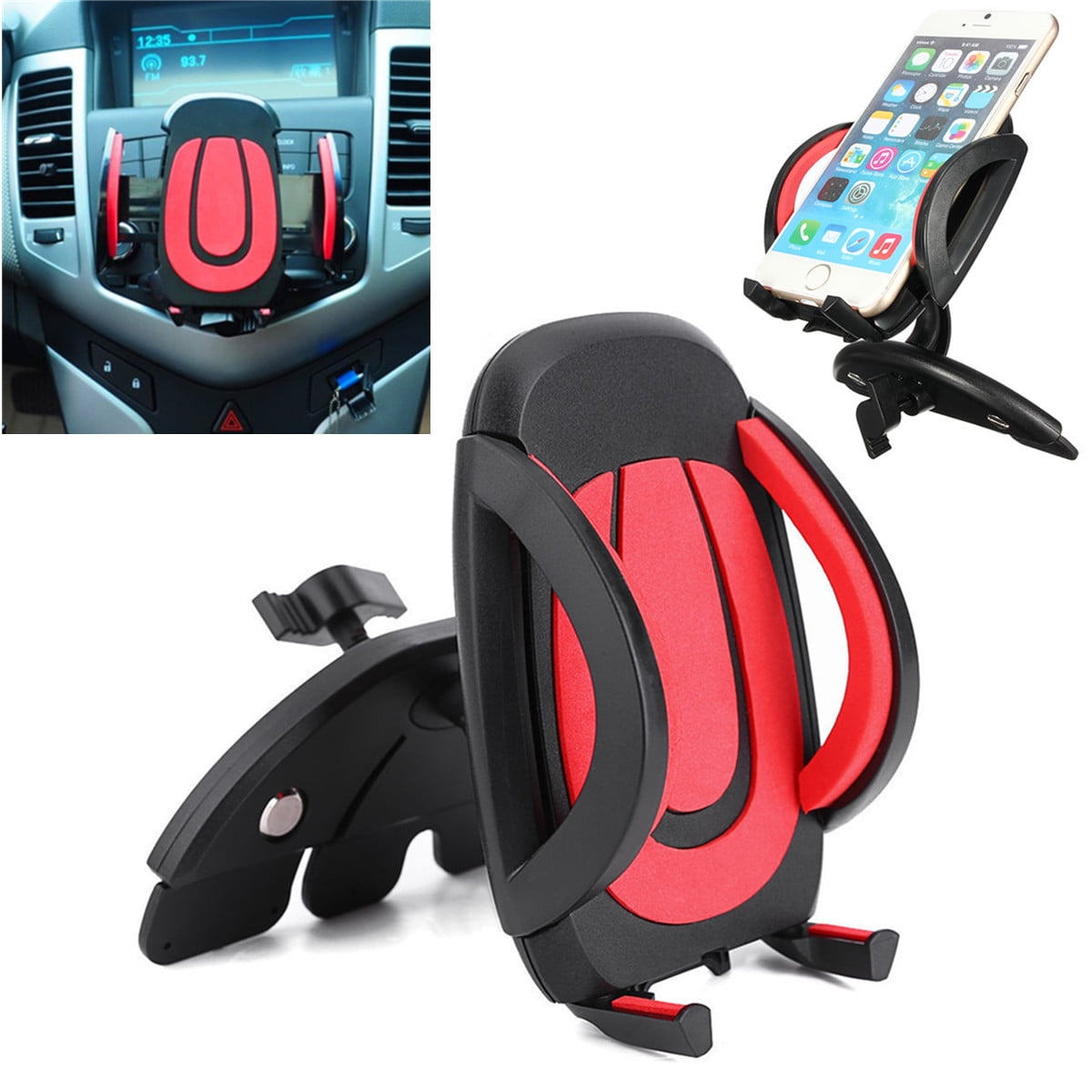 Universal Car Mount CD Player Slot Phone Holder Cradle Stand For 70