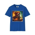 thumbnail image 3 of Basset Hounds "Rasta Mon2" Unisex Softstyle T-Shirt, 3 of 10