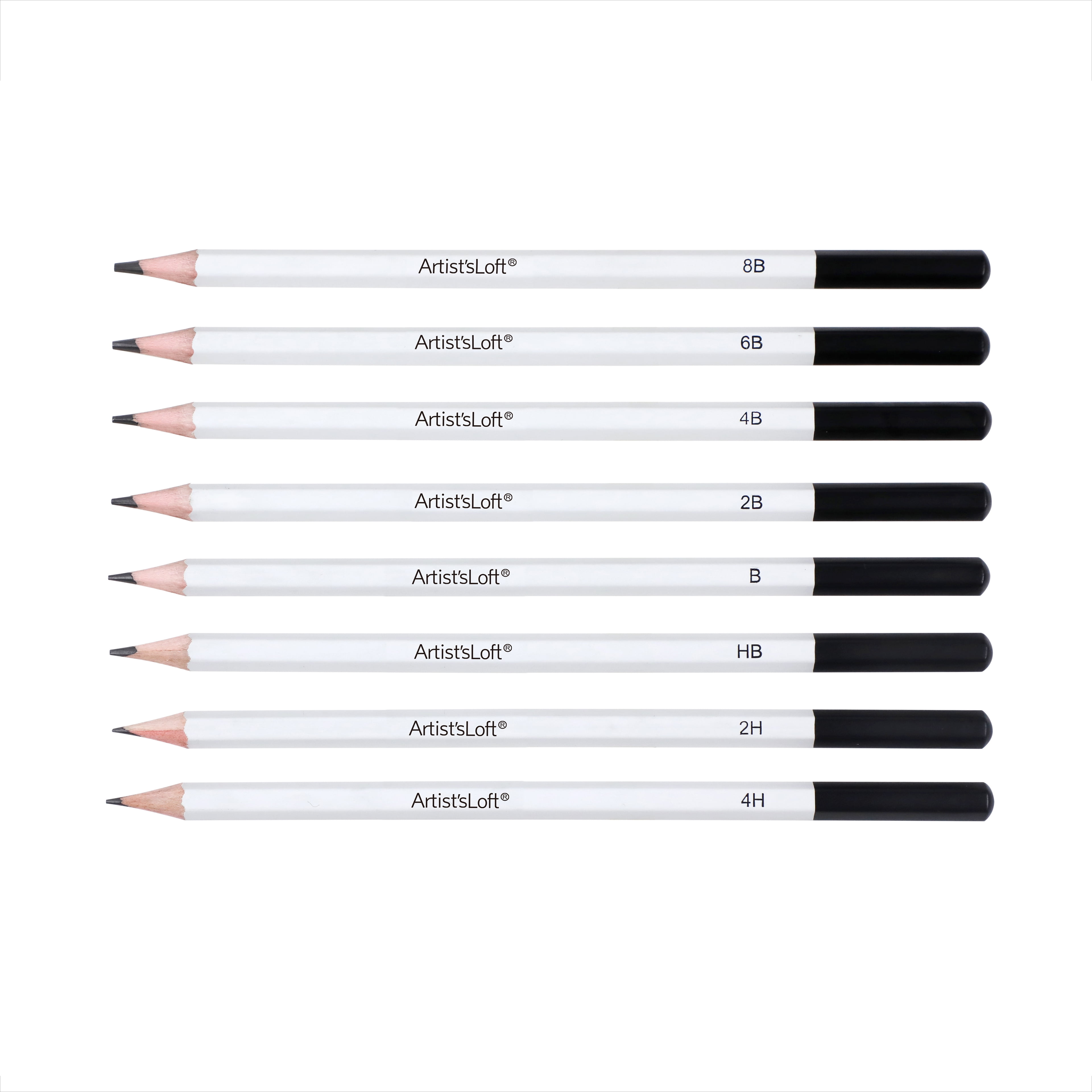 Everyday Drawing Set with Case by Artist's Loft - Includes Watercolor Pencils - Oil Pastels - Graphite Sticks - and Erasers - 1 Set