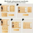 thumbnail image 5 of CayaElegant 4in 1 Charcuterie Boards Set, Bamboo Cheese Board, Charcuterie Tray for Serving, Home, House Warming, Wedding, Birthday, Christmas And Other Festivals Gifts, 5 of 8
