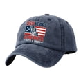 thumbnail image 2 of Helii 250 Years America 1776-2026 Baseball Cap – 250th Anniversary Patriotic Hat for Men Women, Washed Cotton Cowboy Hybrid Cap, 4th of July Independence Day Cap Navy,A, 2 of 3