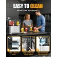 thumbnail image 6 of No Ice Needed Commercial Slushy Maker, 1.6 Gallons Slushie Machine with 2 Food-Grade Tank & Smart Control for Slush Margaritas Daiquiri & Frozen Drinks, Smoothie Maker for Party, Bar, Etc, 6 of 7